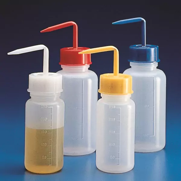 Wide Mouth Wash Bottles Graduated